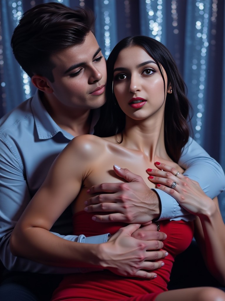 Sexy bhabhi kiss on the chicks 😍 2(remix) image