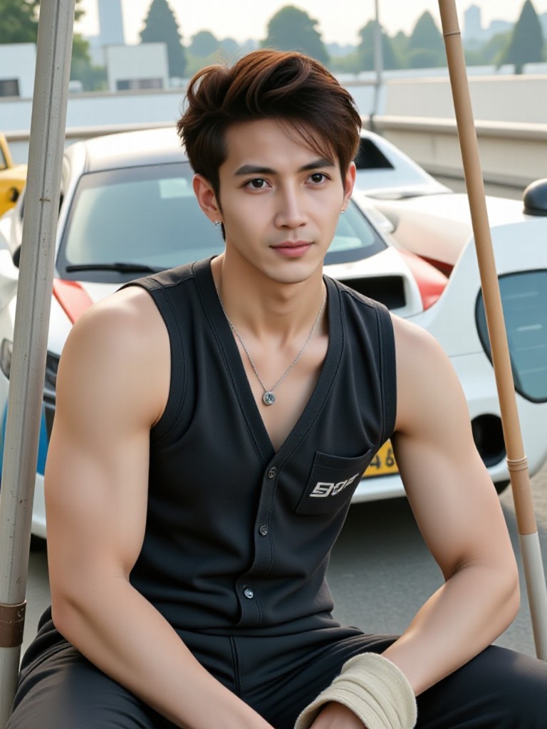 Young handsome guy (remix) image