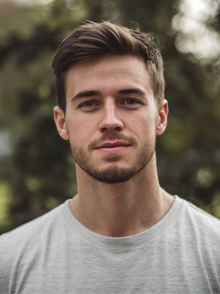 Passionate kiss at sunset image