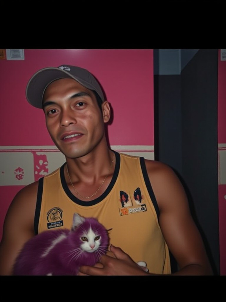 Beauty and cat(remix) image