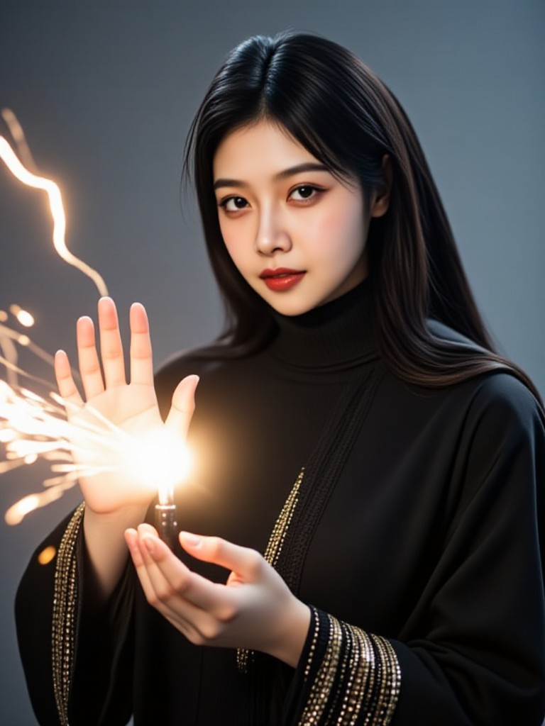 Beauty and cat(remix) image