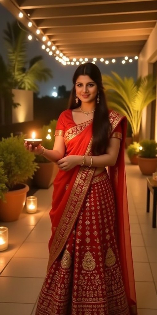 Diwali look of my love image