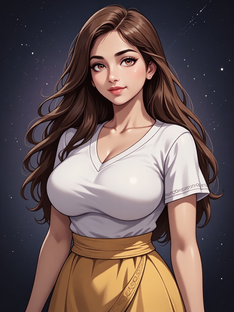 Cartoon Beauty Eyes 3D image