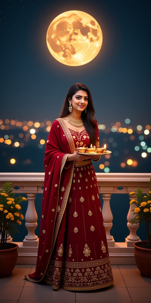 My love in karwa chauth image