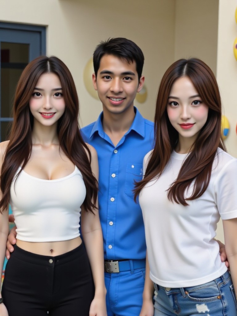 Kiss my wife and kiss my wife sis🤍💙🤍 image