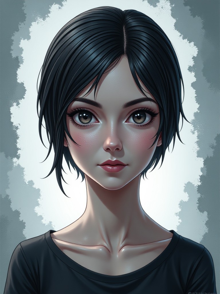 Death Note-style anime character  image