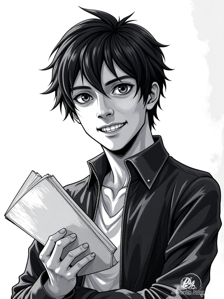  Death Note manga-style  image