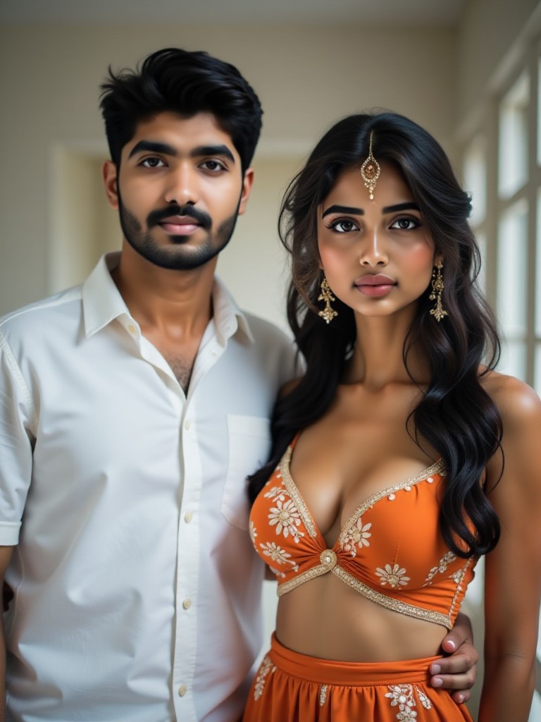 Sexy couple intimate  image