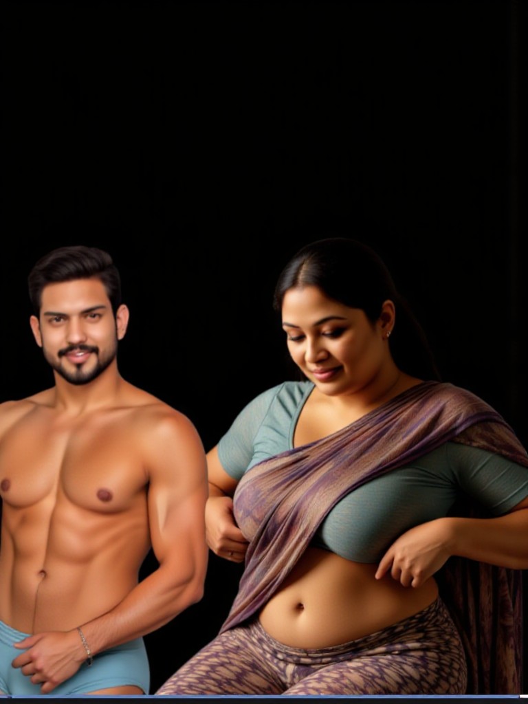 Desi Milf with young lover 2 image