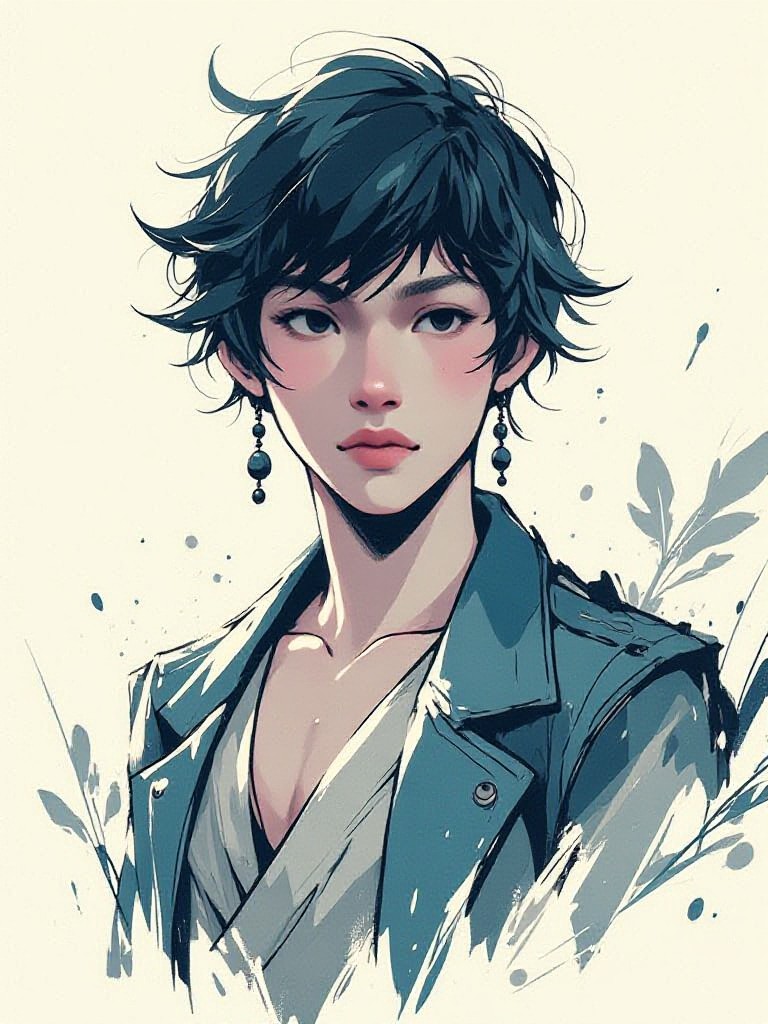 Special Ink-drawing image