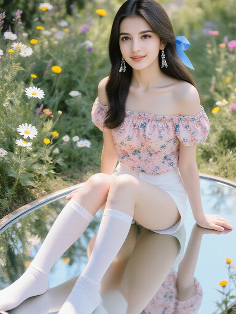 Garden, Mirror, Girl - v1 image