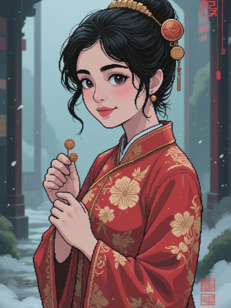 ▶️ The bride's high heels (Pixel version) image