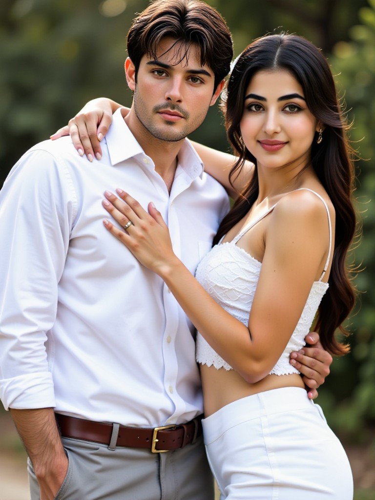 Kissing by the seaside at night image