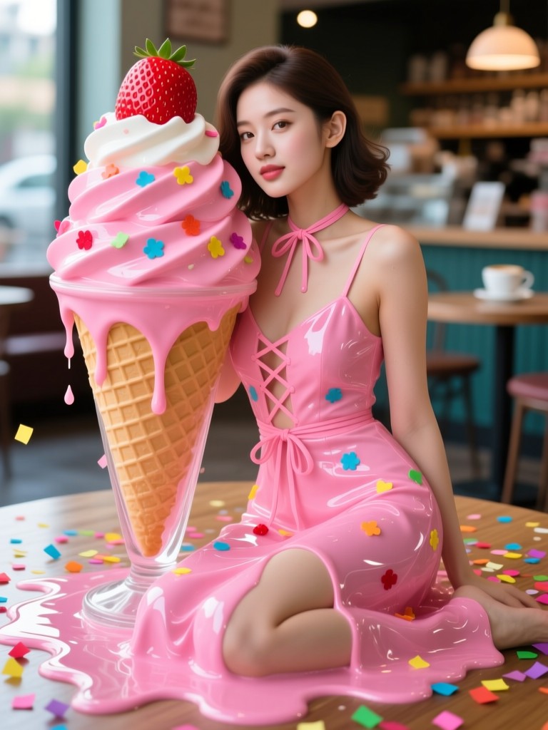 strawberry sundae image