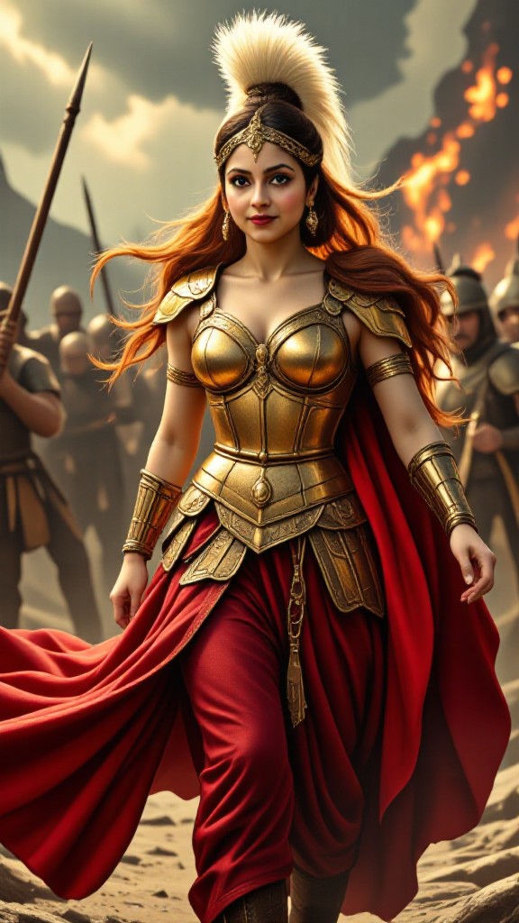 female gladitor image