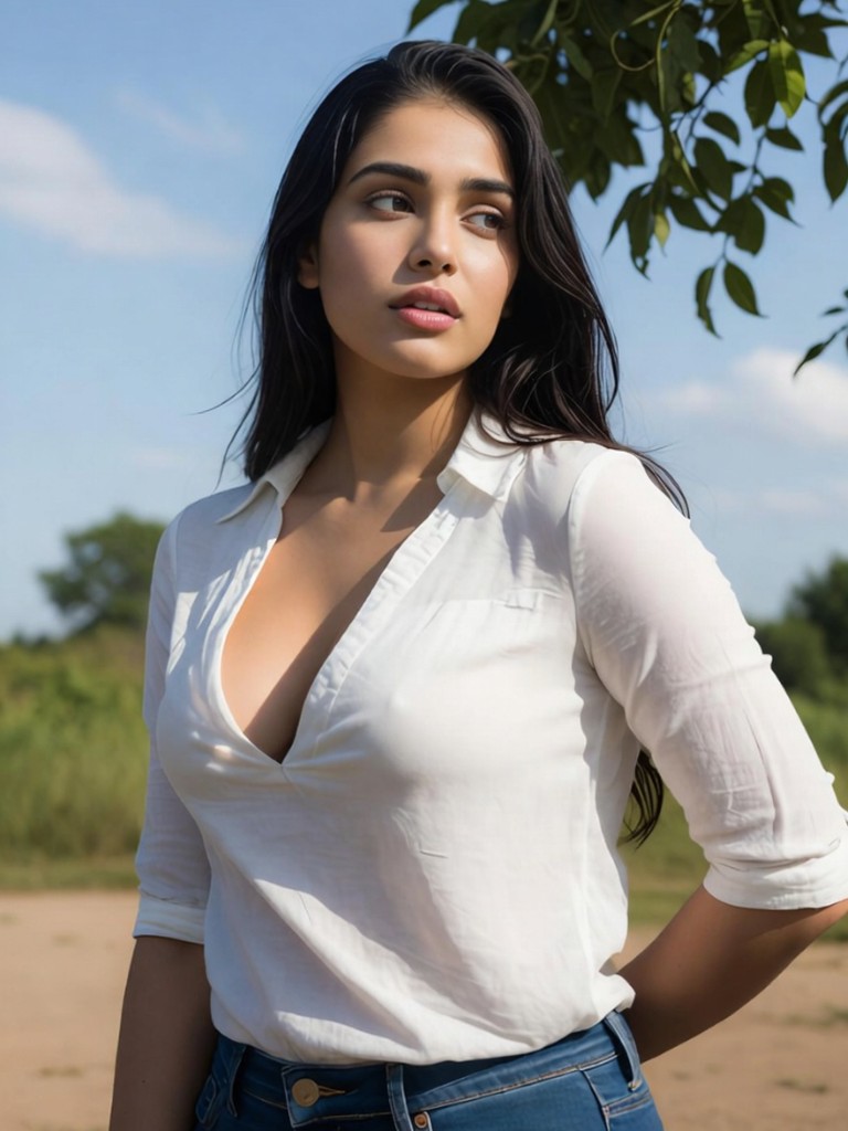 Shawl slipping off image