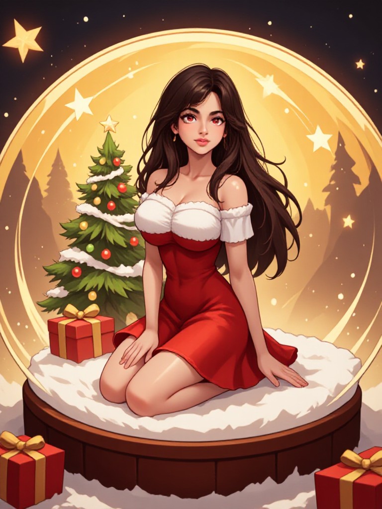 Beautiful Christmas snow ball！ image