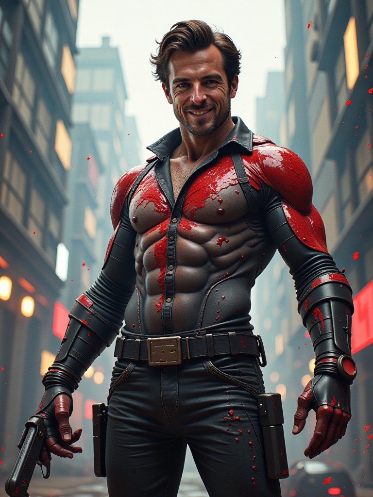 Chainsaw Man-Blood Splatter Intense image