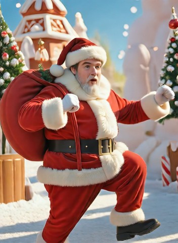 Happy Santa Claus image