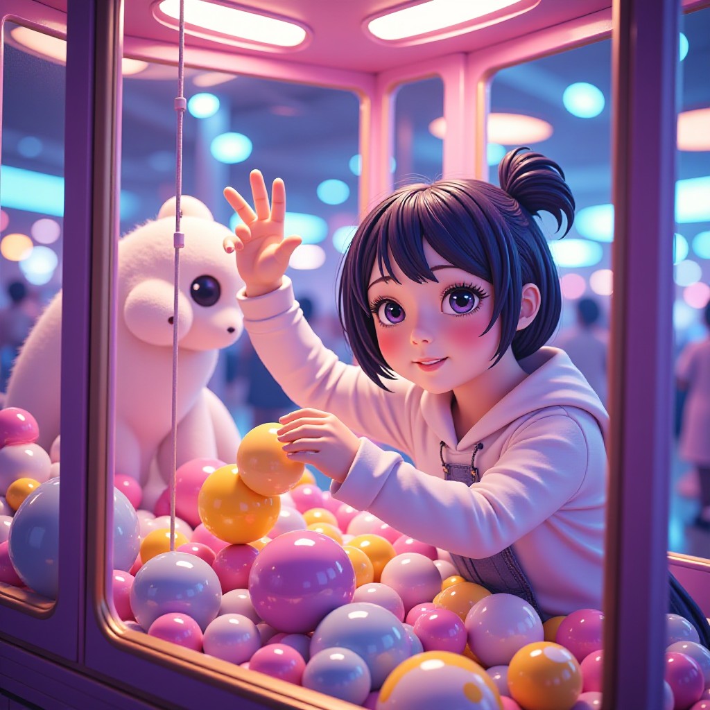 I'm trapped inside the doll machine! image