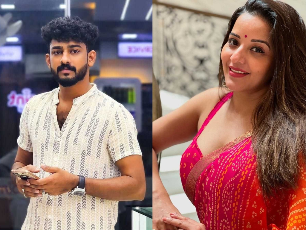 Indian costume transformation & heart effect image