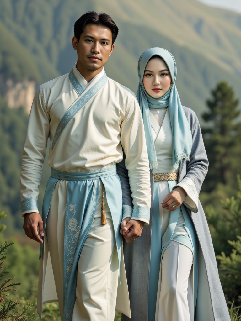 Muslim couple  image