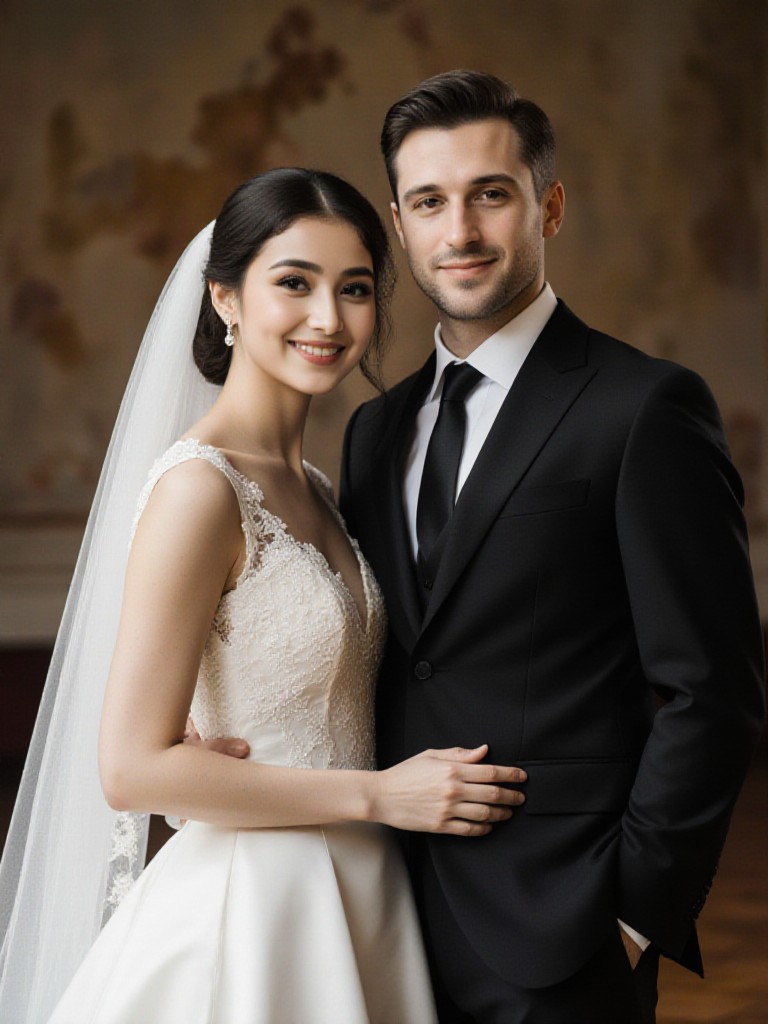 Wedding Old Style Photo image