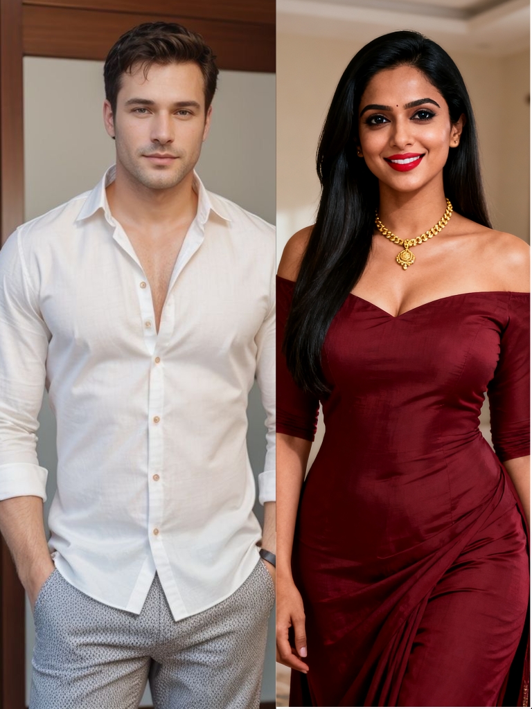 Embracing in the rain image