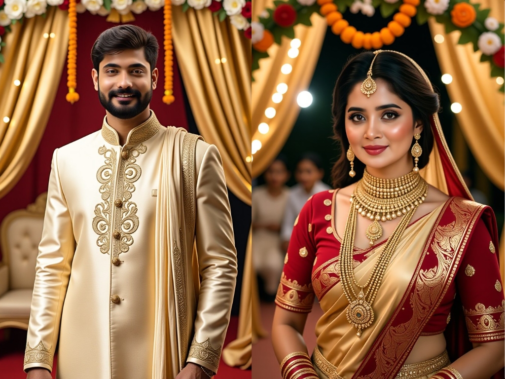 Indian Wedding | Take photos with the guests. image