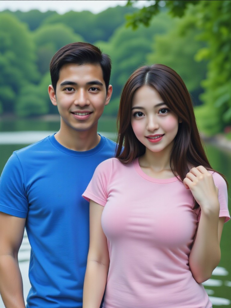 Blue and pink 💙💗 image