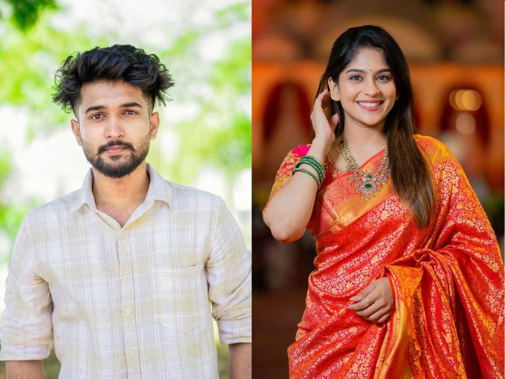 Couple embracing by the pool image