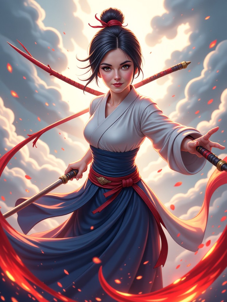 Action Pose Demon Slayer OC image