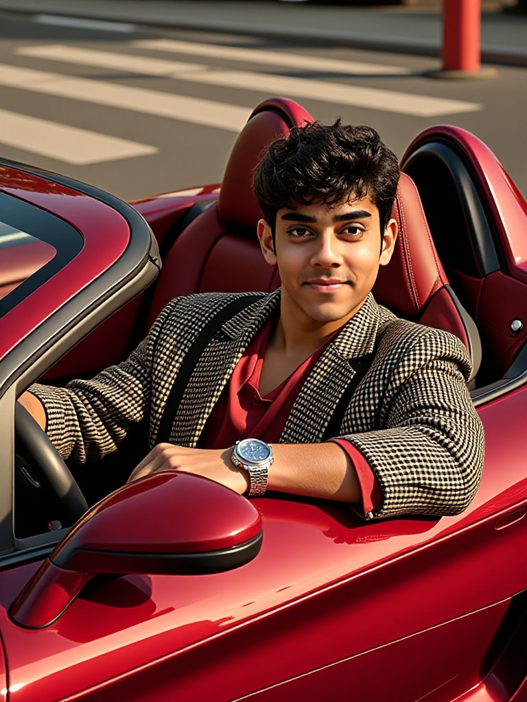 Man with Supercar image