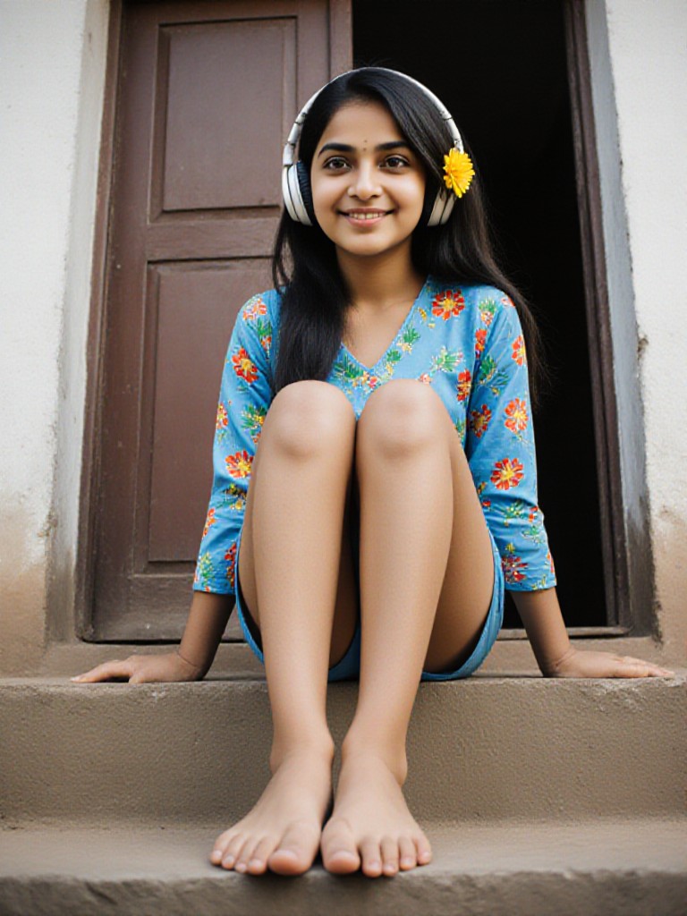 Enjoying music alone image