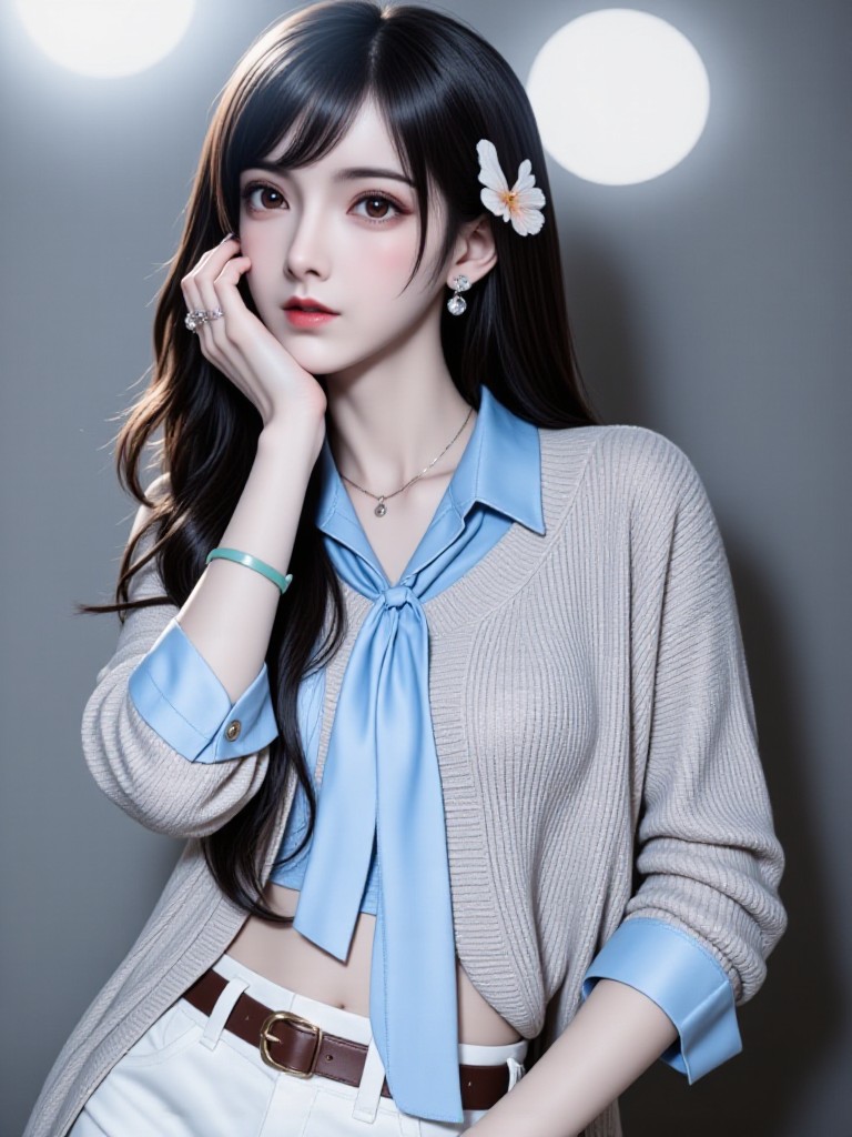 AI Animated Multi Scene Multi Action Edition - Fashionable Movie Style Realistic Portrait/ Cinematic Fashion Portrait image