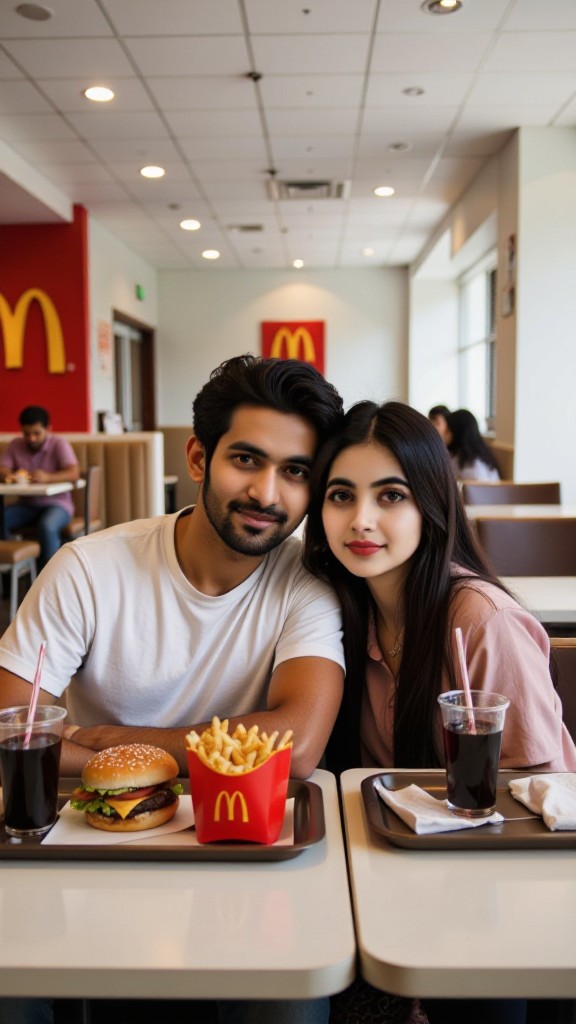Couples who like McDonald's image