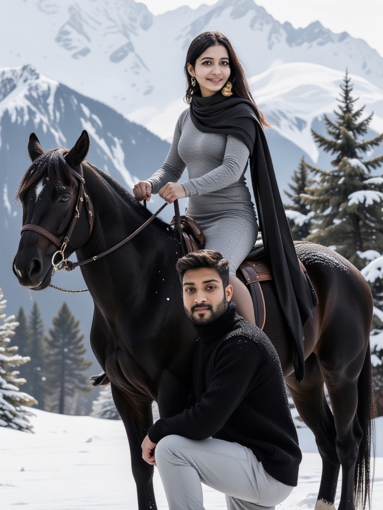 Horseback riding with you image