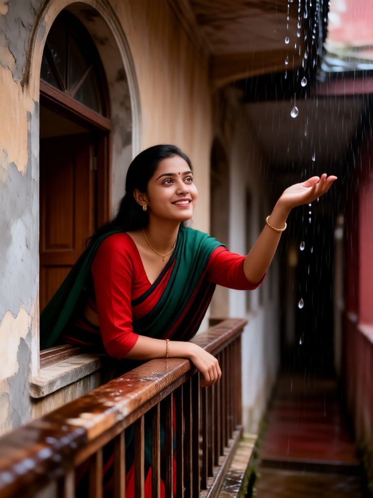 I catch the rain! image
