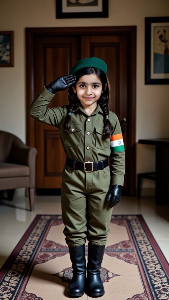 My daughter is a soldier image