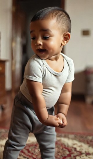 Baby hip-shaking dance image