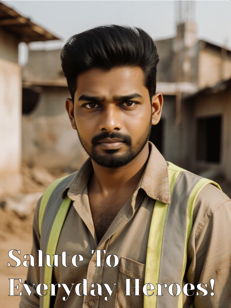 Salute To Everyday Heroes! - Construction workers image