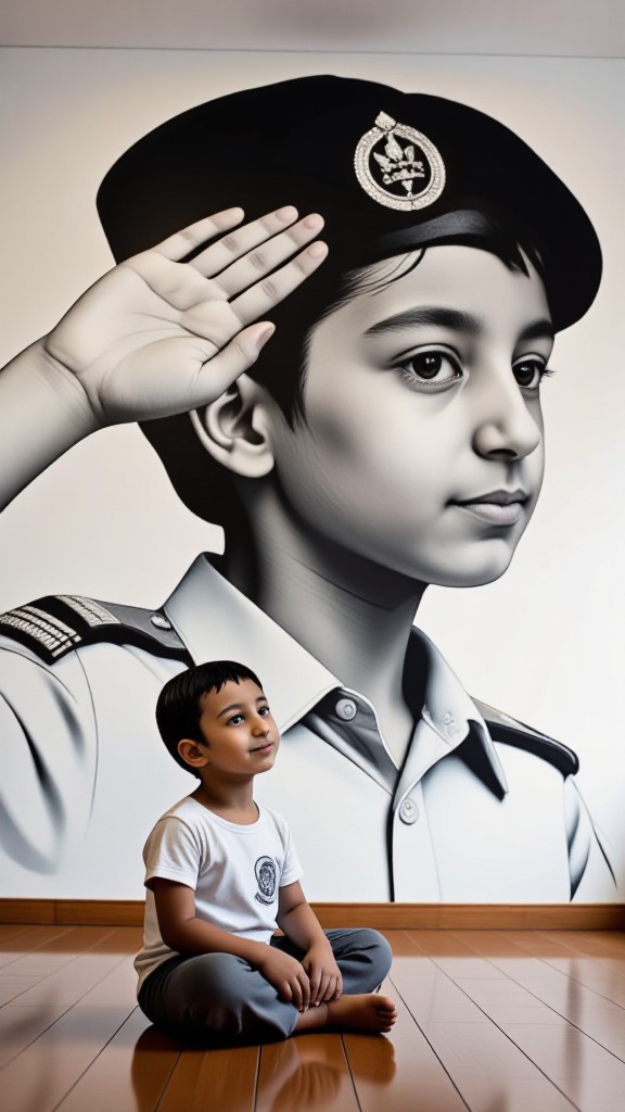 Double Exposure Soldier！ image