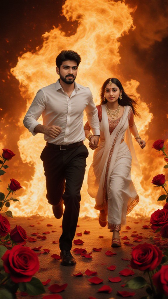 Run!Run in the rose fire! image