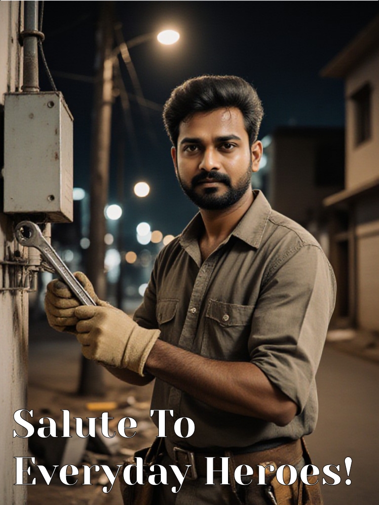 Salute To Everyday Heroes! - electrician image