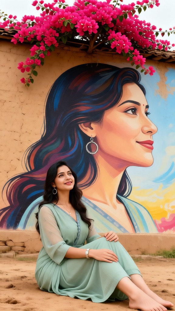 The Girl and Her Mural image