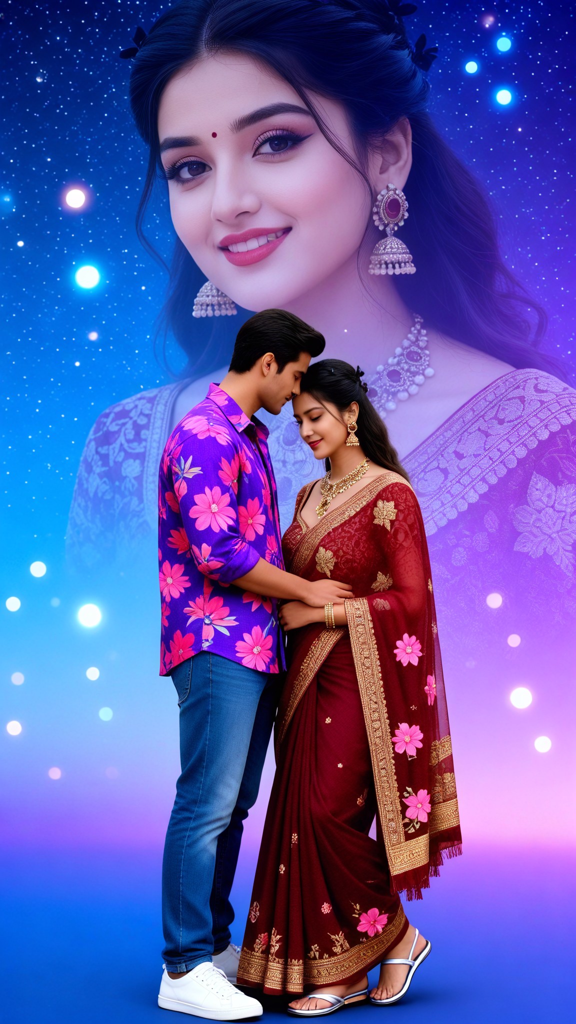 Couple's Starry Sky image