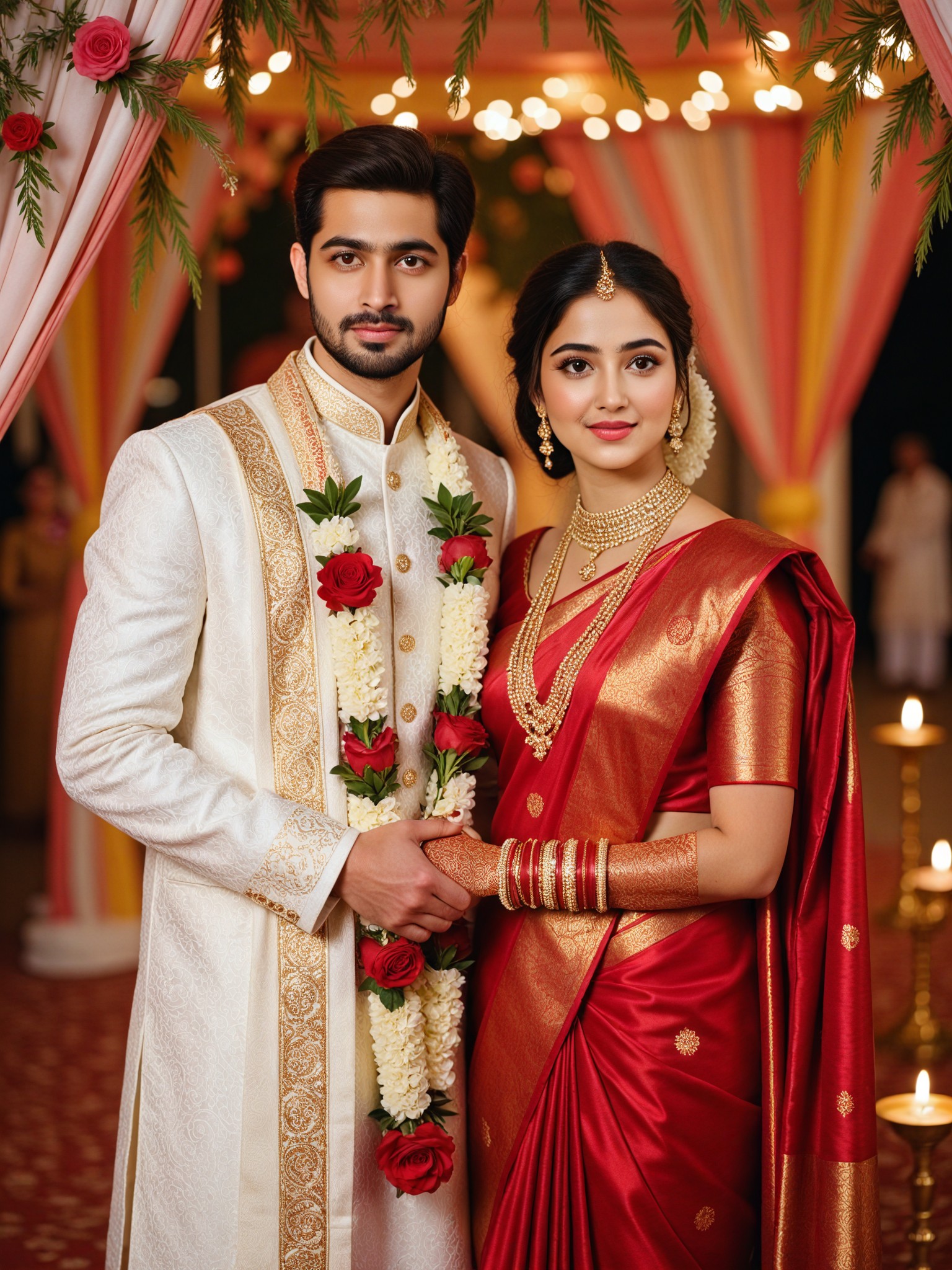 Happy Indian Wedding Photo image