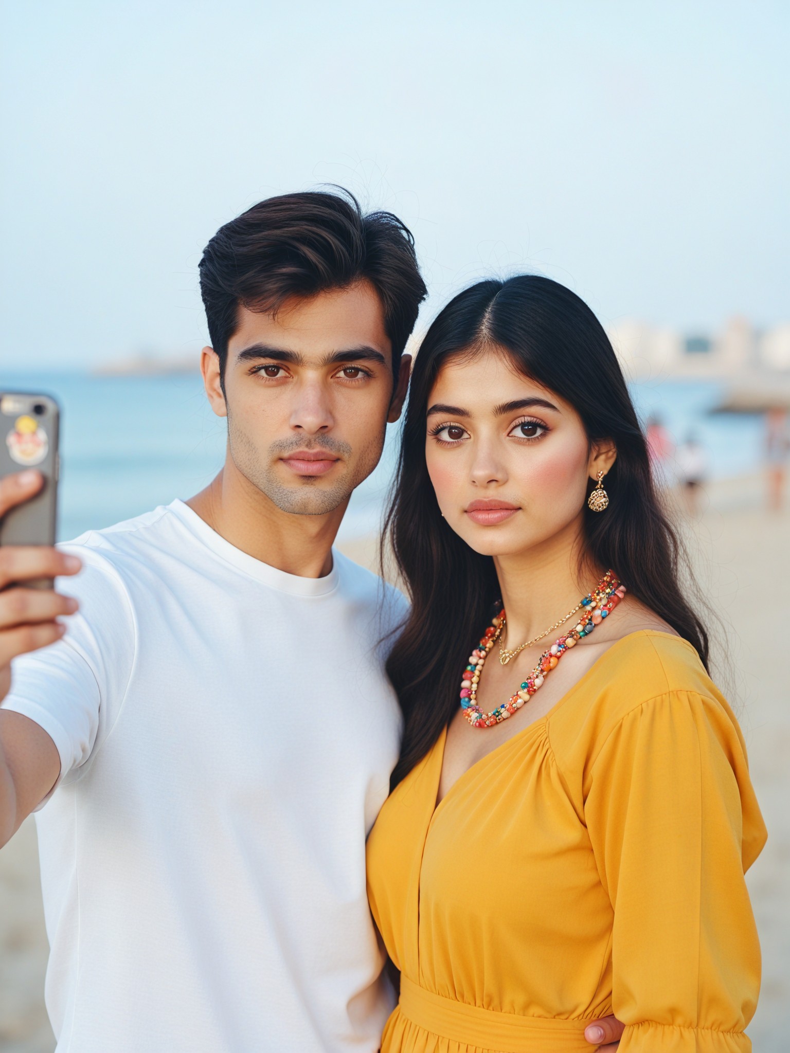 Fresh couple portrait image