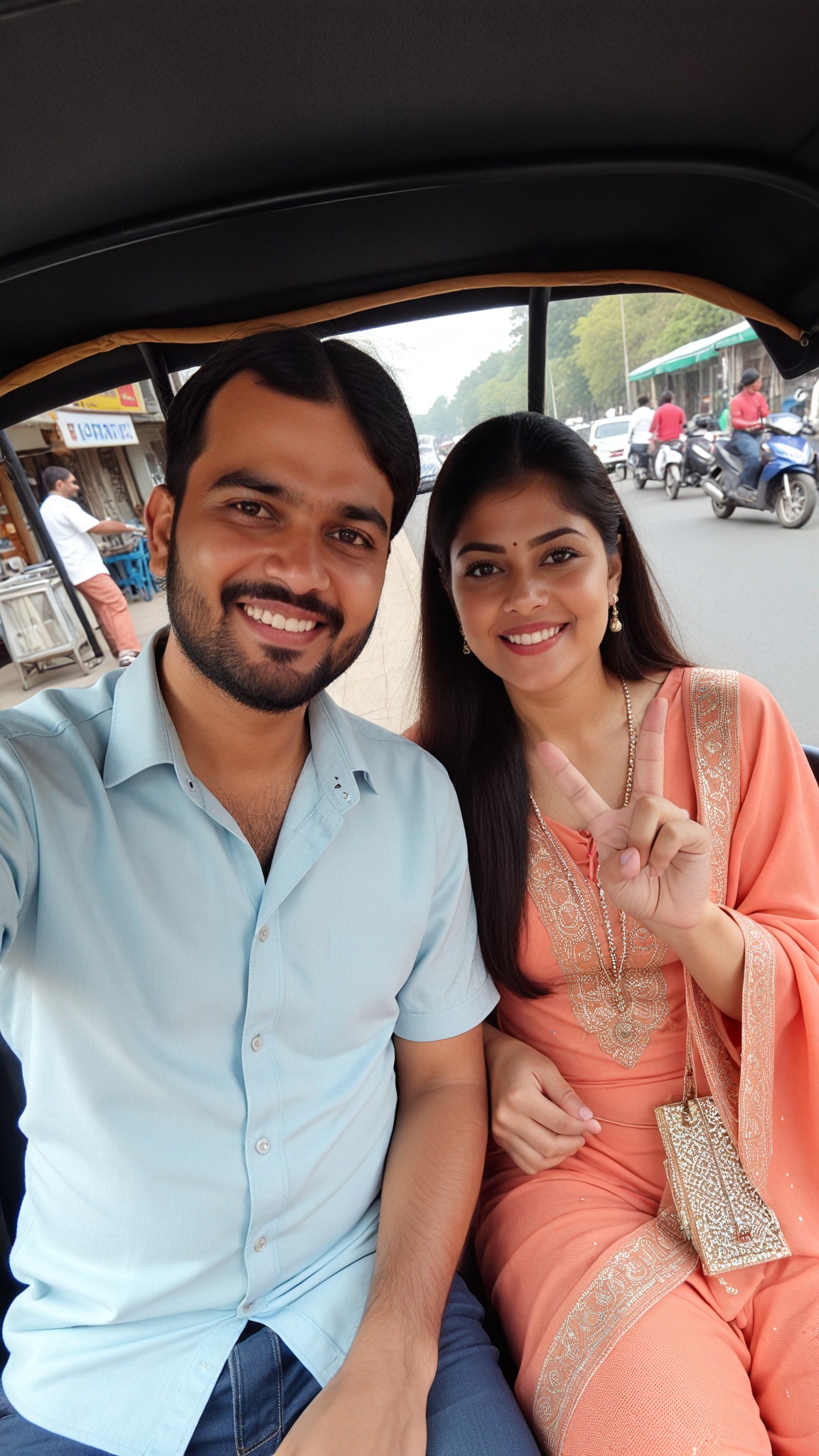 Couple street photo image