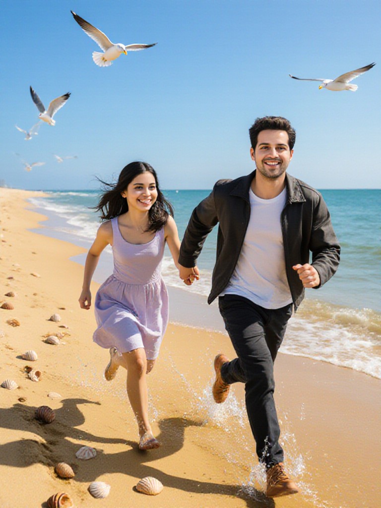 Run!By the sea! image